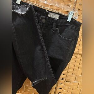 Free People Black Skinny Jeans
